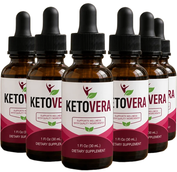 KetoVera 6 bottle best value weight loss drops package