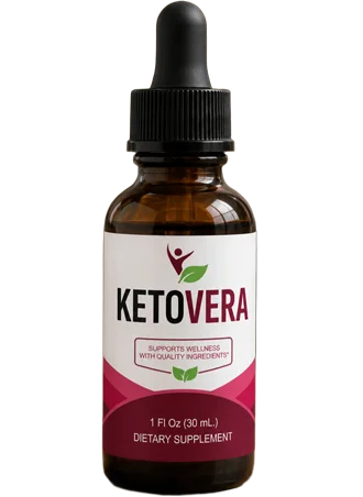 KetoVera sublingual weight loss drops bottle front label